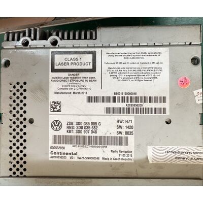 Radio de navegación para coche para Volkswagen Phaeton RNS810 Reproductor estéreo VW RNS 810 Audio GPS