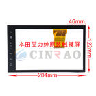 digitizador del LCD de la exhibición de pantalla TFT táctil de 204*122m m para el coche de Honda Elysion