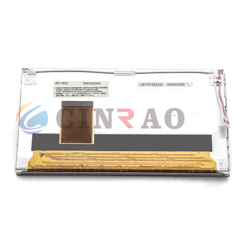 El panel de pantalla de visualización agudo de TFT LCD de 7,0 PULGADAS LQ070Y5DG02 para el reemplazo de las piezas de automóvil del coche