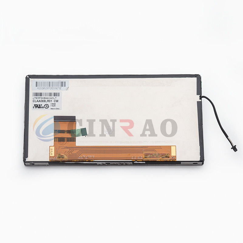 6,9 el panel de la pantalla de visualización de la pulgada CLAA069LR01CW TFT LCD para el reemplazo de las piezas de automóvil del coche